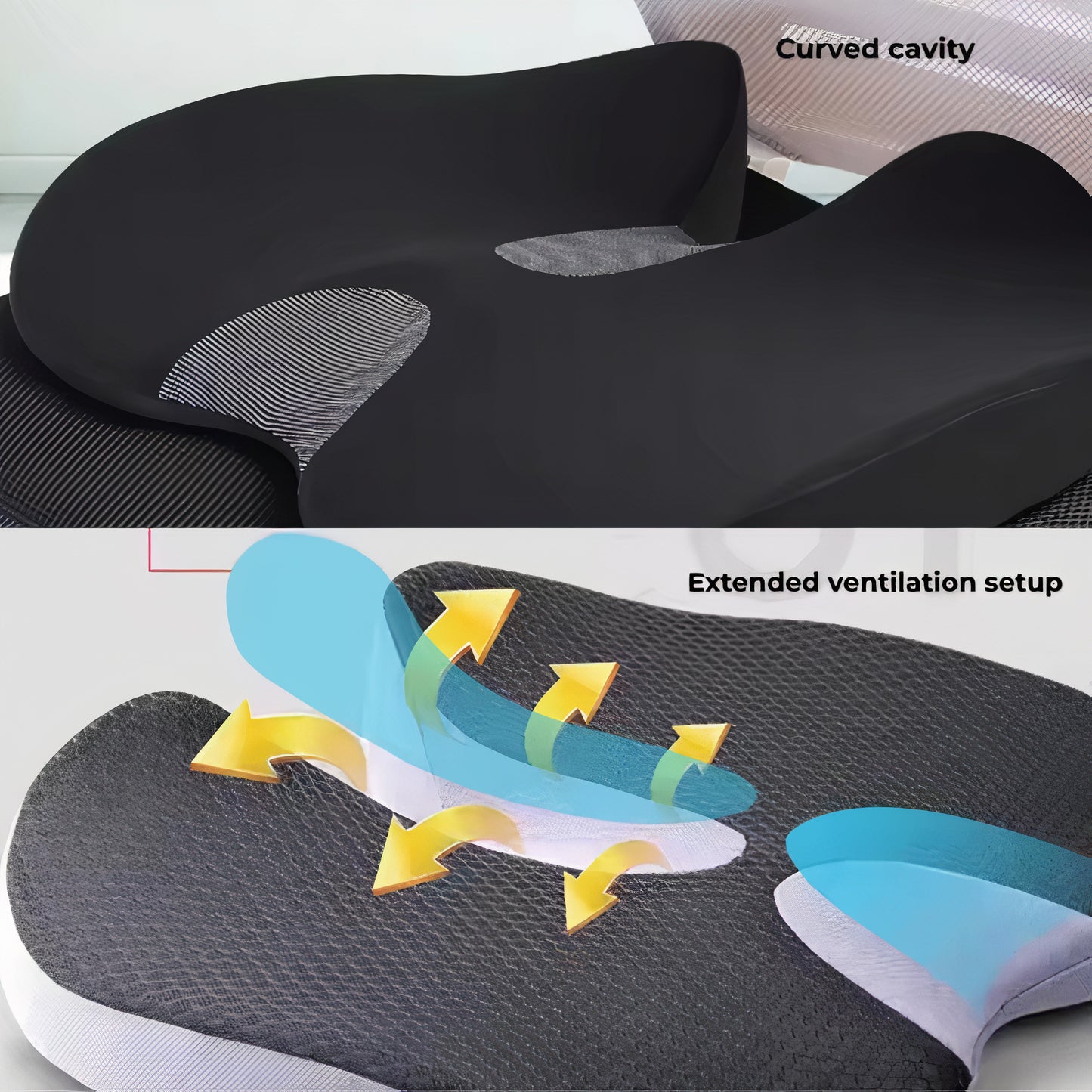 EaseNest - Cushion Non Slip Orthopedic Memory Foam