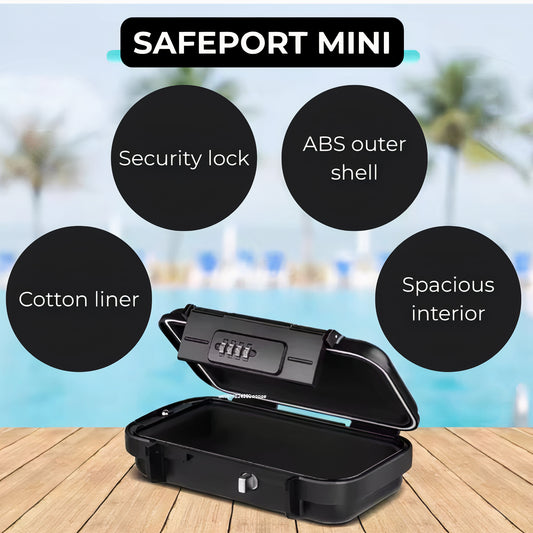 SafePort Mini - Travel Safe Lock Box Portable Safe